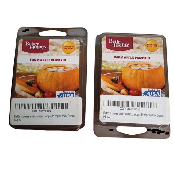 Better Homes & Gardens Farm Apple Pumpkin LE Scented Wax Cubes 2.5 Oz NEW - Picture 6 of 6